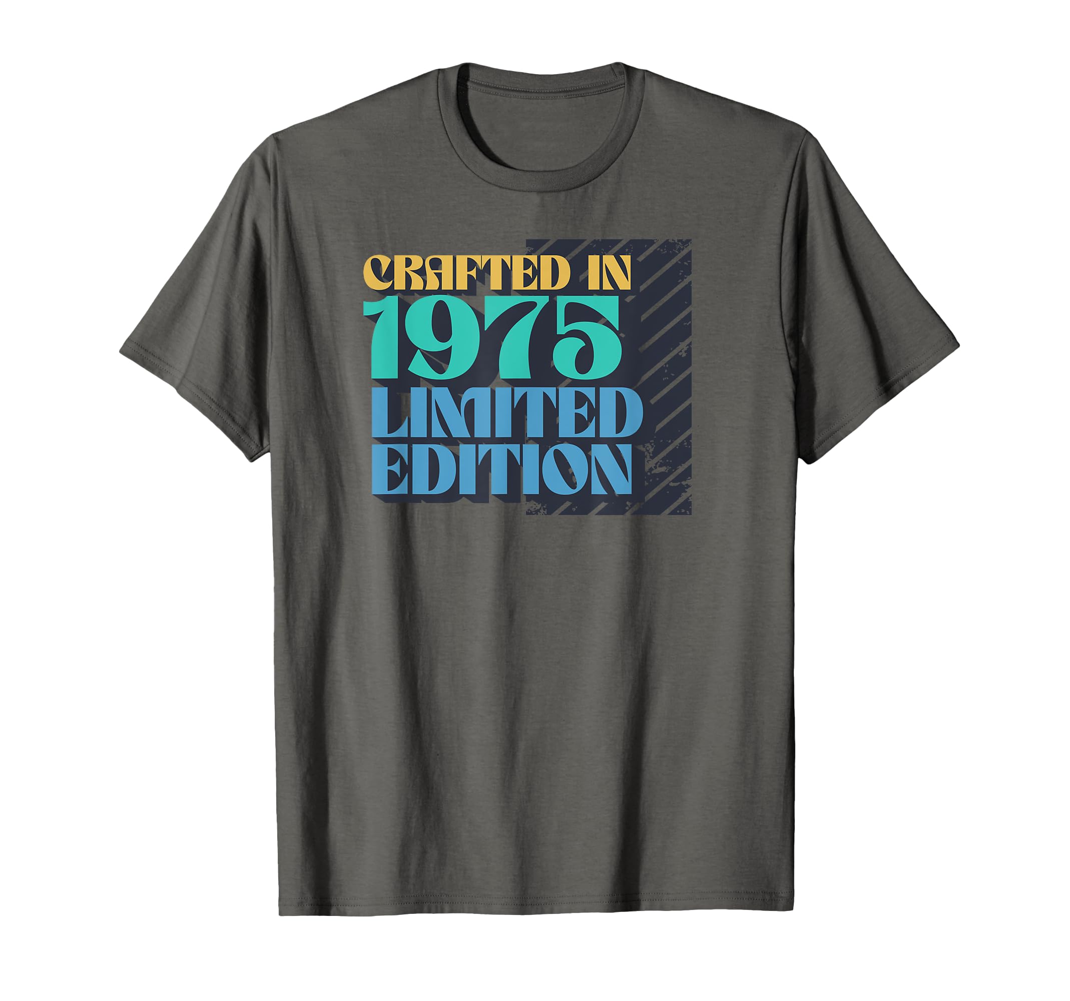 Born 1975 Birthday Typography T-Shirt - Minimalist Print Unisex - T-Shirt, Sweatshirt, Hoodie