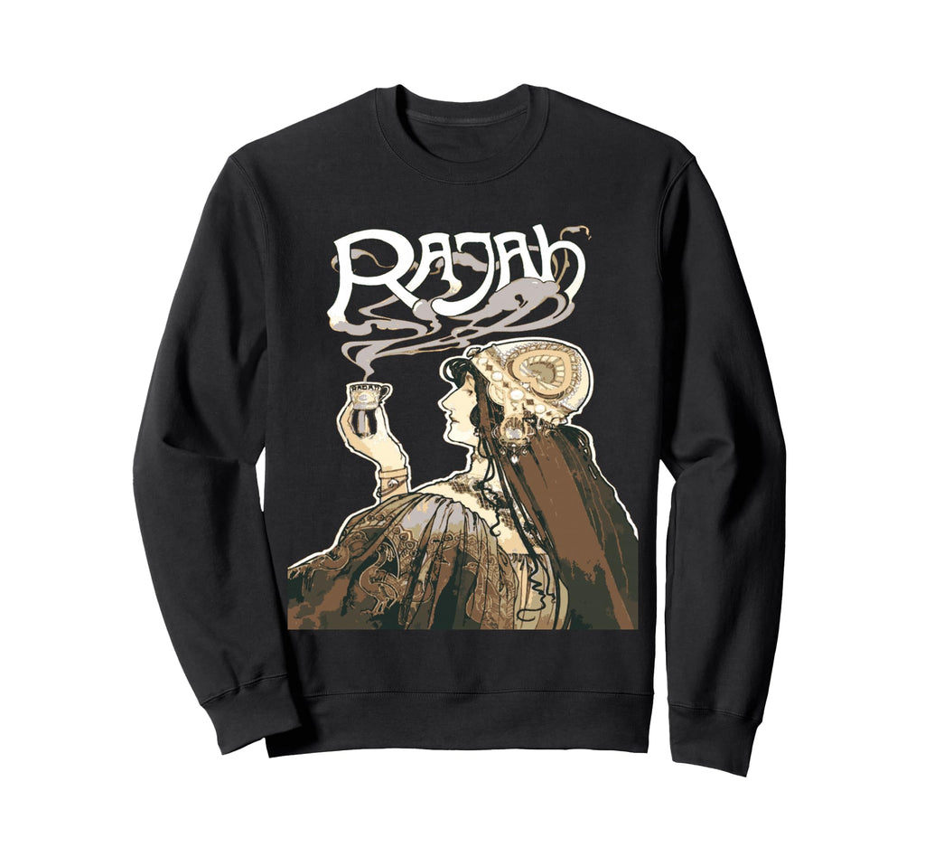 Indian Coffee Fumes Art Nouveau Sweatshirt - Custom Art Print for Adults - T-Shirt, Sweatshirt, Hoodie