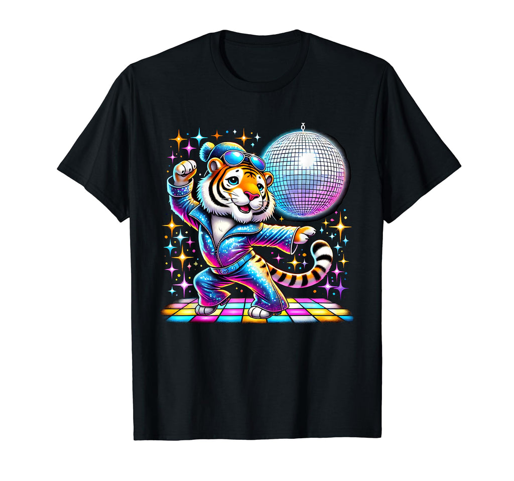 Aesthetic Tiger Disco T-Shirt - Streetwear Style Men Women - T-Shirt, Sweatshirt, Hoodie
