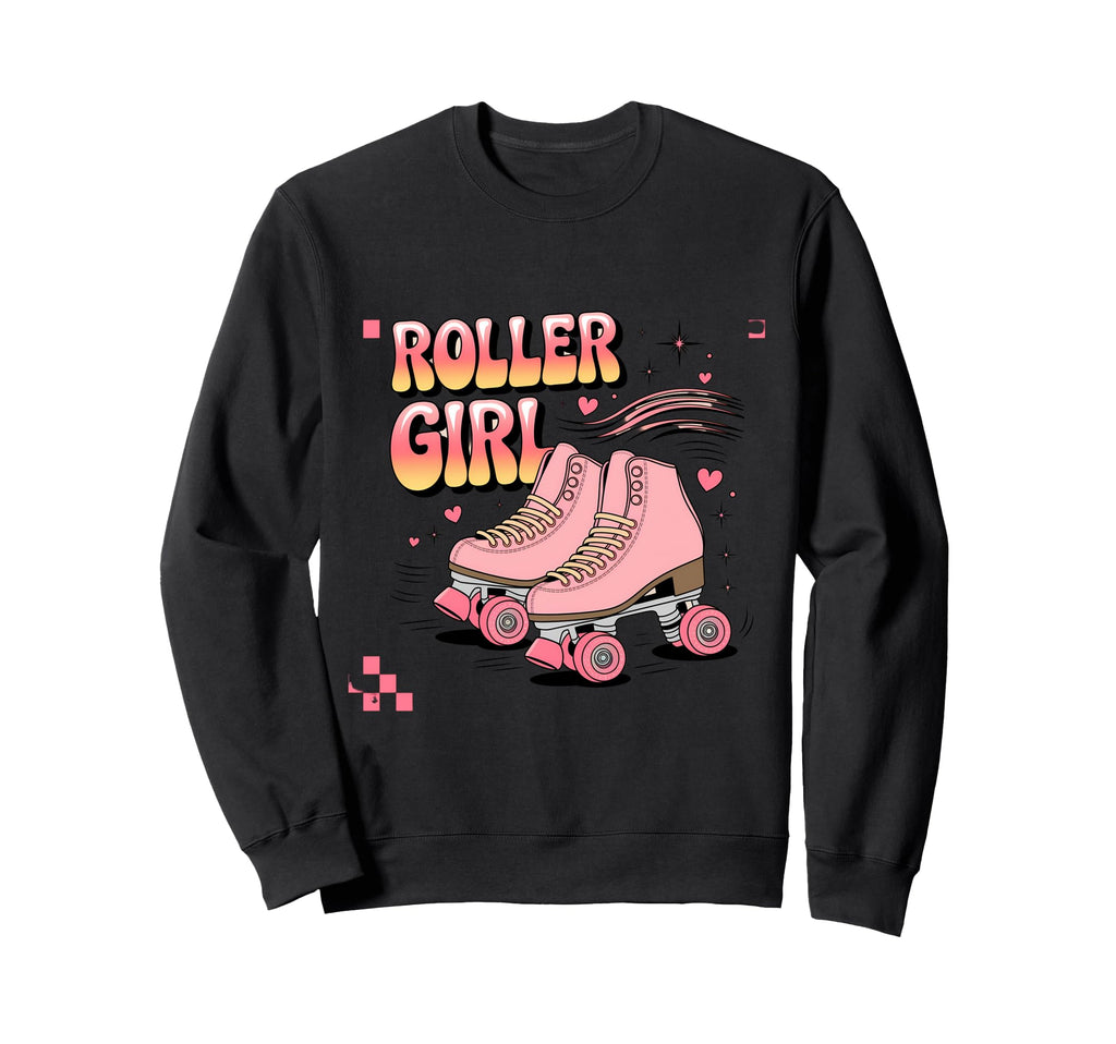 Roller Skater 70S 80S 90S Roller Sweatshirt - Custom Art Print Men Women - T-Shirt, Sweatshirt, Hoodie