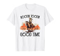 Rootin Tootin Good Time Western T-Shirt - Custom Art Print Men Women - T-Shirt, Sweatshirt, Hoodie