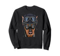 Funny Motorcycle Helmet German Sweatshirt - Fun Novelty Design Men Women - T-Shirt, Sweatshirt, Hoodie