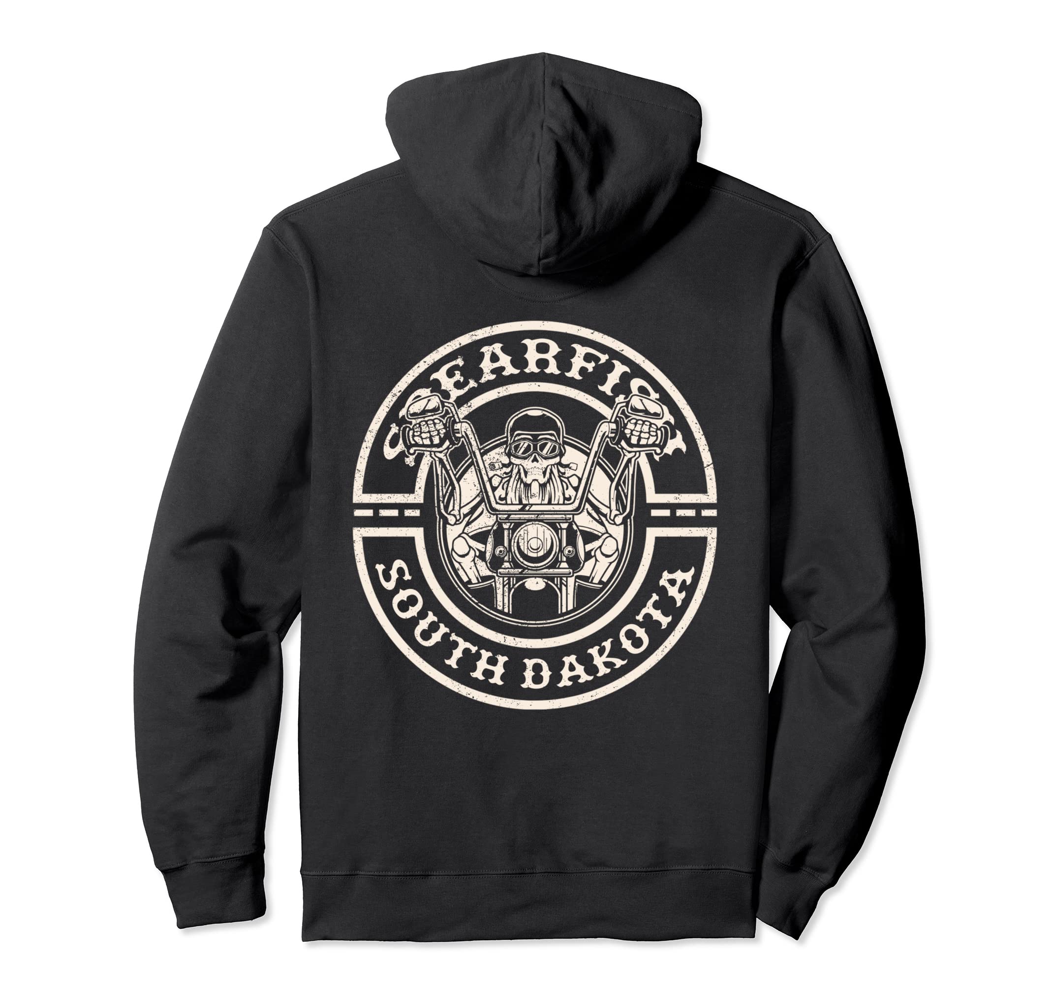 Spearfish South Dakota Motorcycle Hoodie - Streetwear Style for Adults - T-Shirt, Sweatshirt, Hoodie