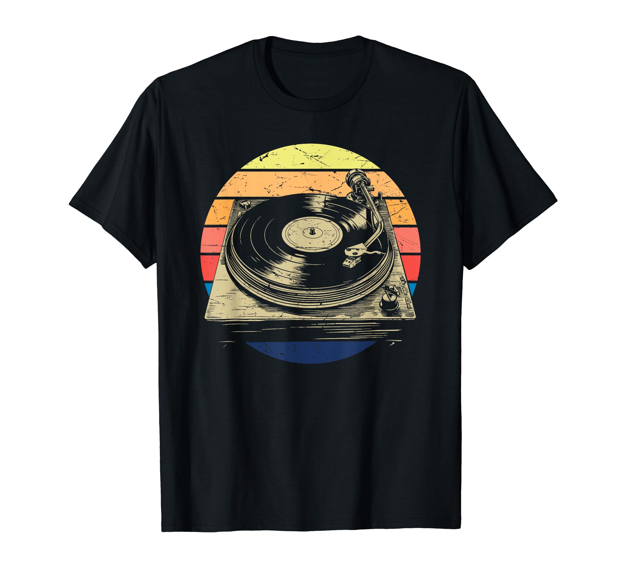 Vinyl Record Player Vinyl Records Music T-Shirt - Streetwear Style Unisex - T-Shirt, Sweatshirt, Hoodie