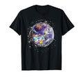 Disco Ball Space Galaxy Club T-Shirt - Casual Everyday Wear Men Women - T-Shirt, Sweatshirt, Hoodie