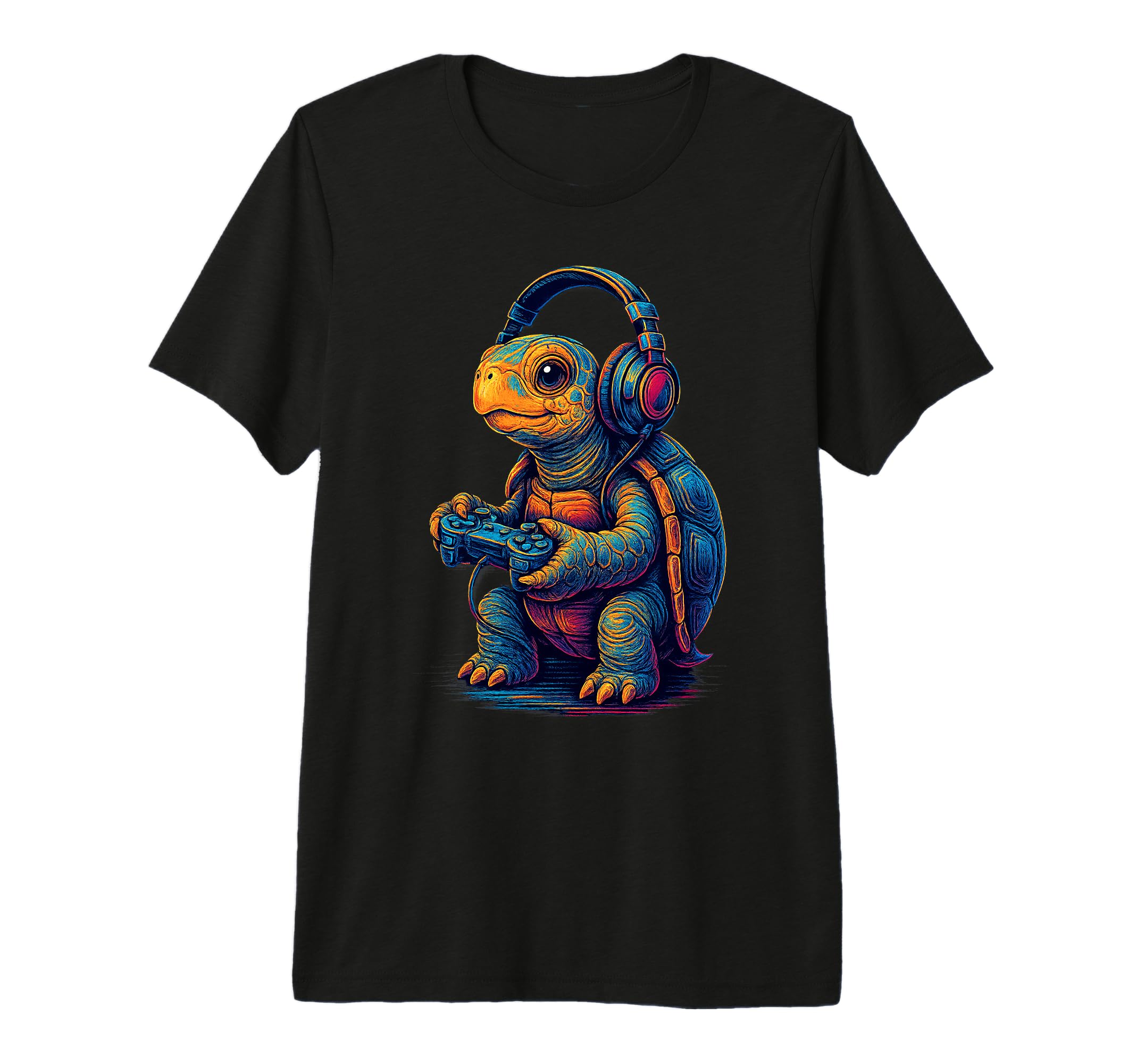 Tortoise Gamer Gaming Animal Lover T-Shirt - Aesthetic Graphic Men Women - T-Shirt, Sweatshirt, Hoodie