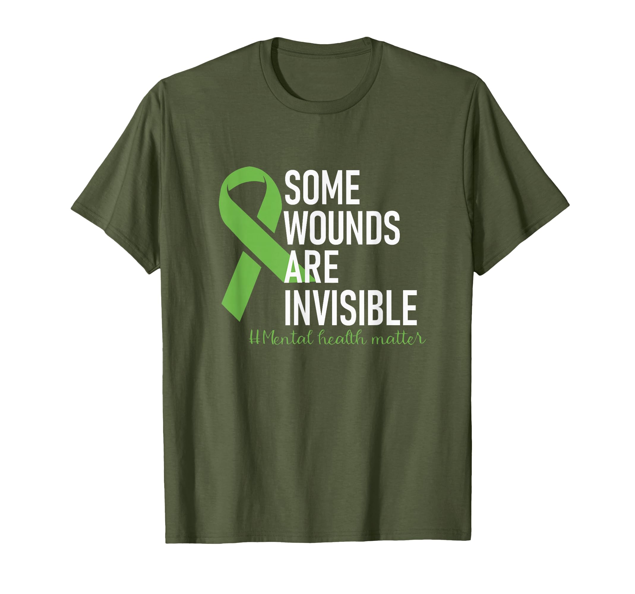 Some Wounds Are Invisible Mental Health T-Shirt - Streetwear Style Unisex - T-Shirt, Sweatshirt, Hoodie