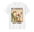 No Thoughts Just Vibes Frog Head T-Shirt - Streetwear Style Men Women - T-Shirt, Sweatshirt, Hoodie