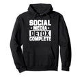 Antisocial Social Media Detox Complete Hoodie - Streetwear Style Men Women - T-Shirt, Sweatshirt, Hoodie
