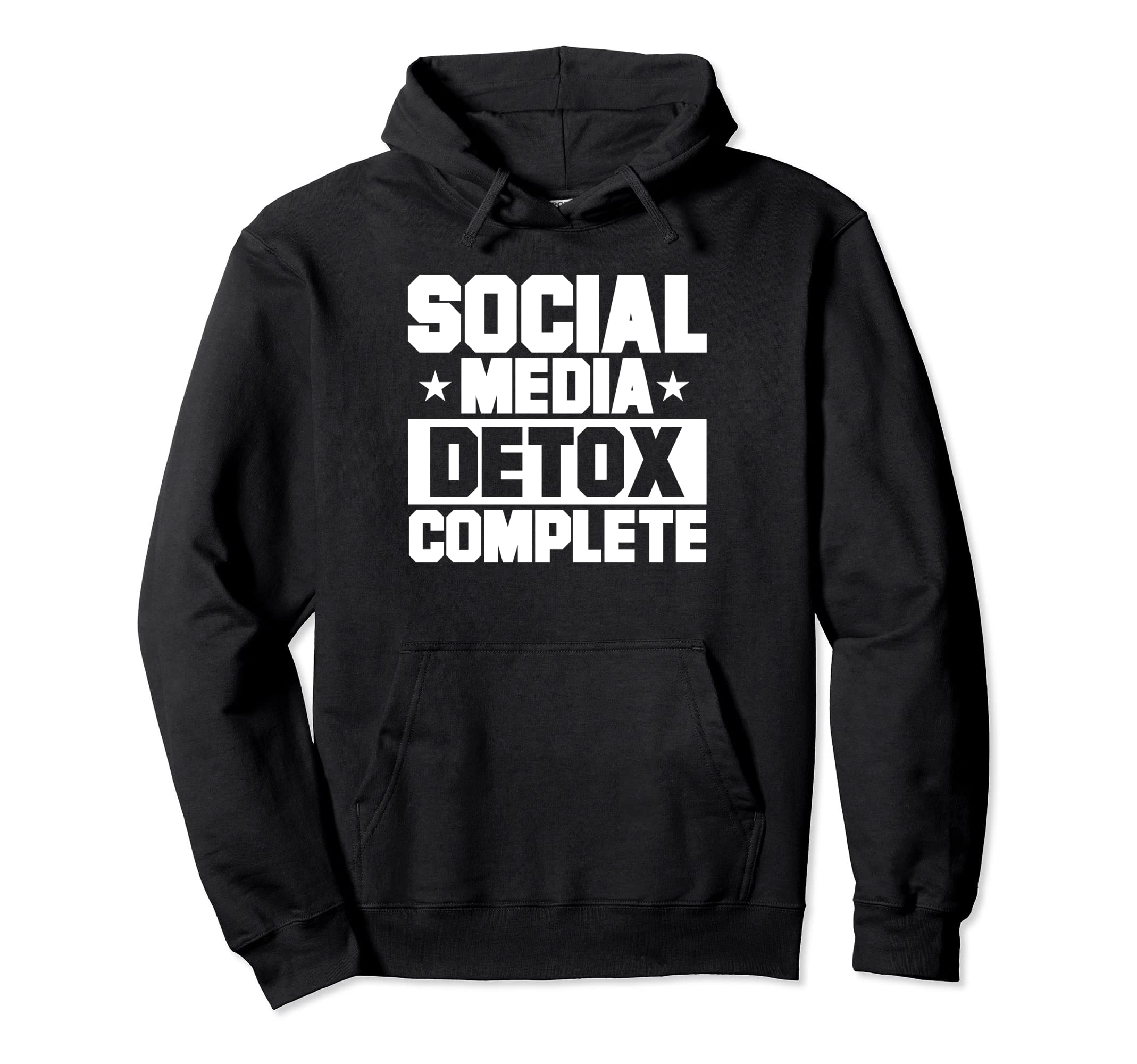 Antisocial Social Media Detox Complete Hoodie - Streetwear Style Men Women - T-Shirt, Sweatshirt, Hoodie
