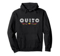 Quito Ecuador 70S 80S Type Hoodie - Custom Art Print Unisex - T-Shirt, Sweatshirt, Hoodie