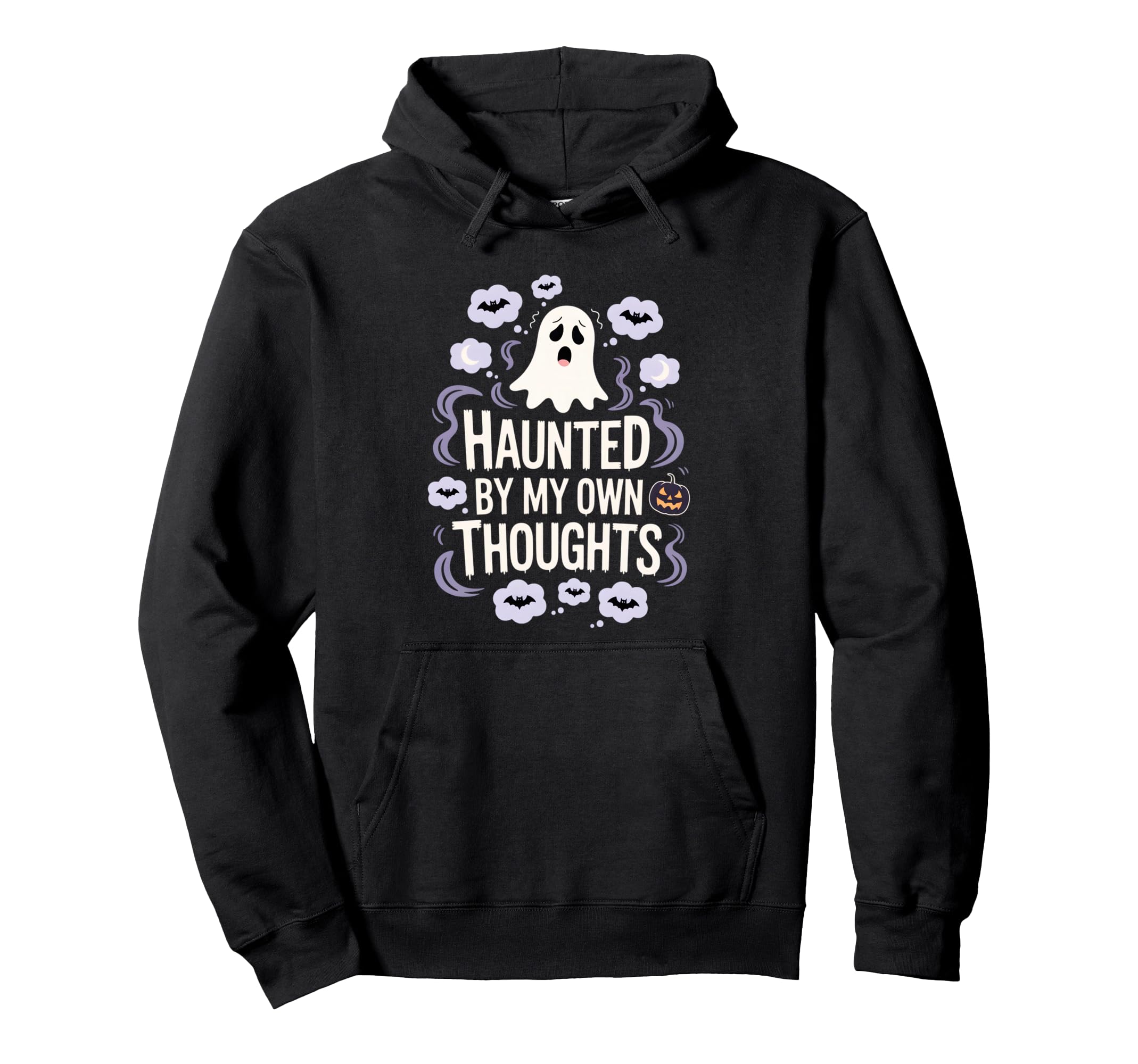 Halloween Haunted Mental Health Depression Hoodie - Novelty Apparel Unisex - T-Shirt, Sweatshirt, Hoodie