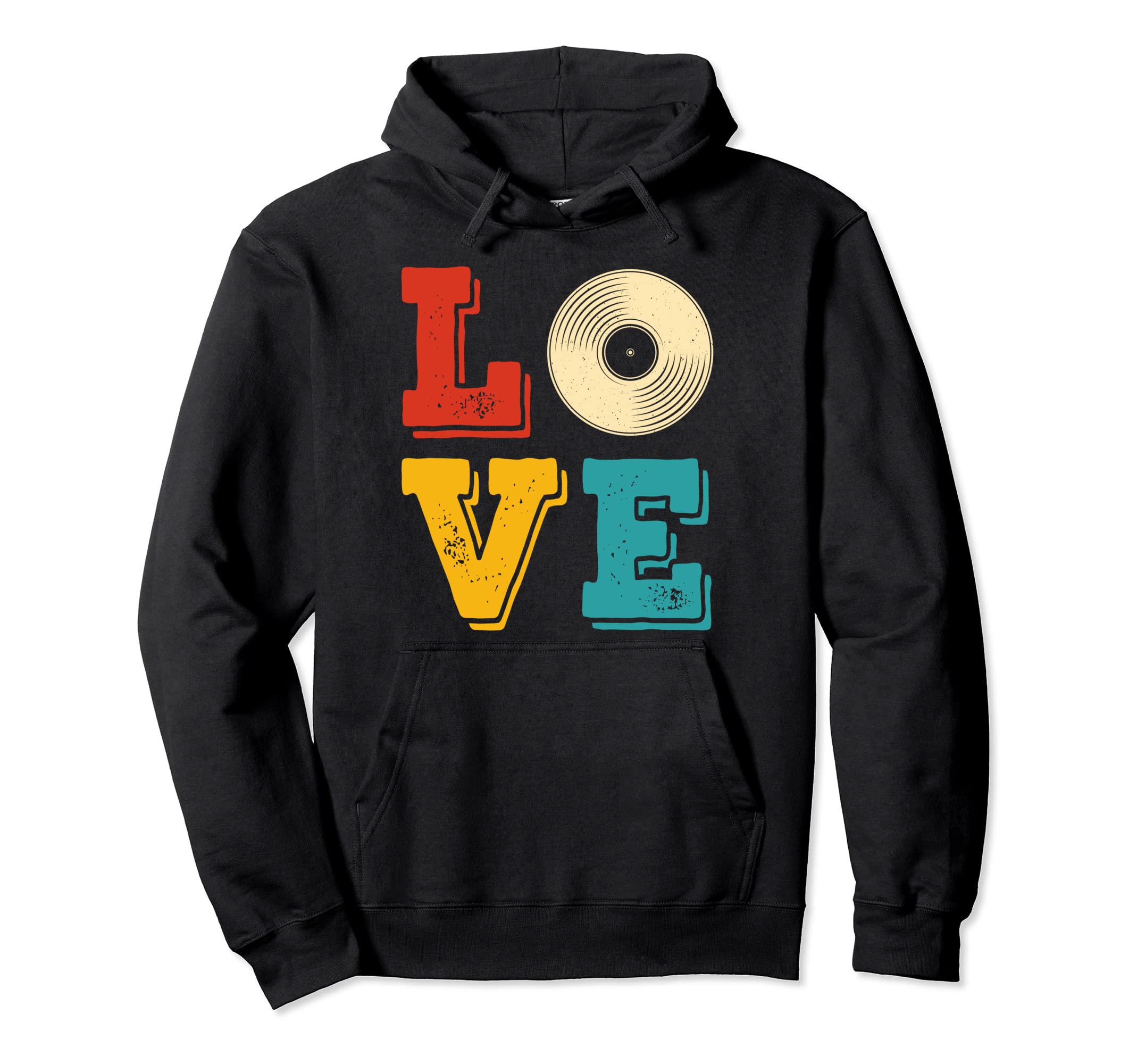 Vinyl Records Collector Love Vinyl Hoodie - Unique Graphic for Adults - T-Shirt, Sweatshirt, Hoodie
