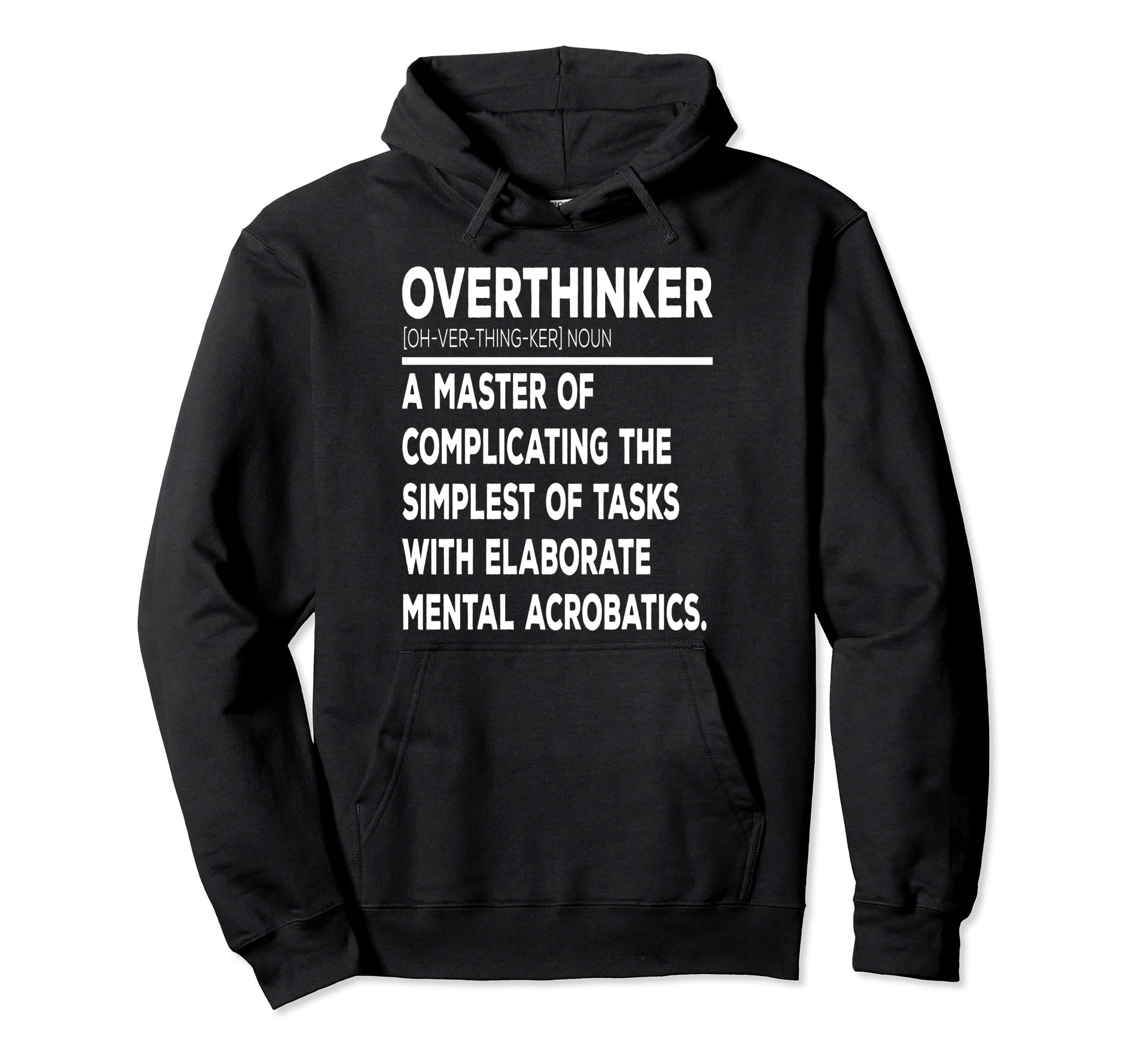 Overthinker Introverts Hoodie - Aesthetic Graphic for Adults - T-Shirt, Sweatshirt, Hoodie