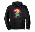 Vaporwave Solar System 80S Synthwave Hoodie - Streetwear Style Men Women - T-Shirt, Sweatshirt, Hoodie
