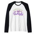 Antisocial Butterfly Pretty Raglan Hoodie - Aesthetic Graphic Men Women - T-Shirt, Sweatshirt, Hoodie