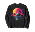 Vaporwave Solar System 80S Sweatshirt - Aesthetic Graphic Men Women - T-Shirt, Sweatshirt, Hoodie