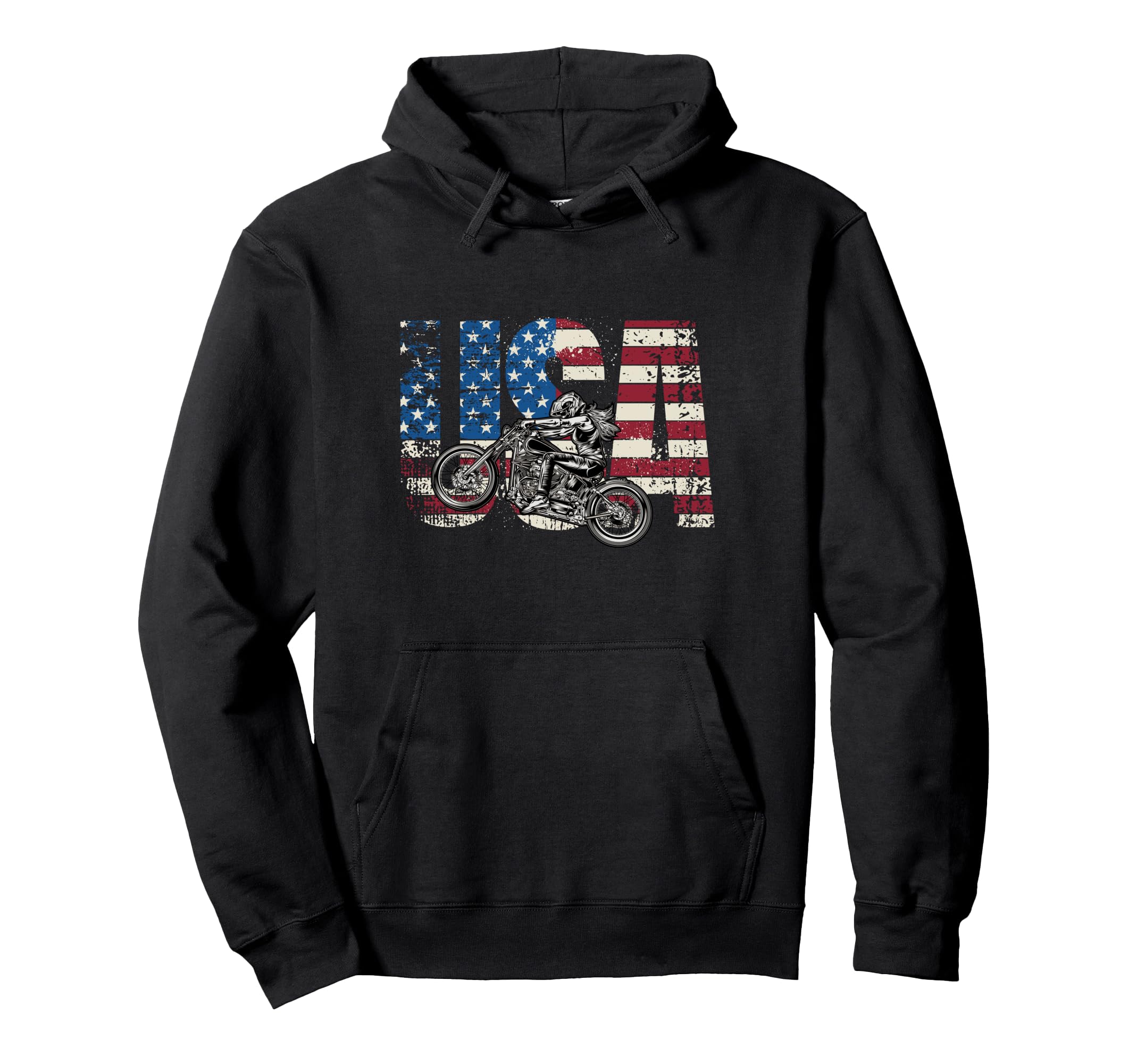 Motorcycle Usa Motorcycle Hoodie - Graphic Print Men Women - T-Shirt, Sweatshirt, Hoodie