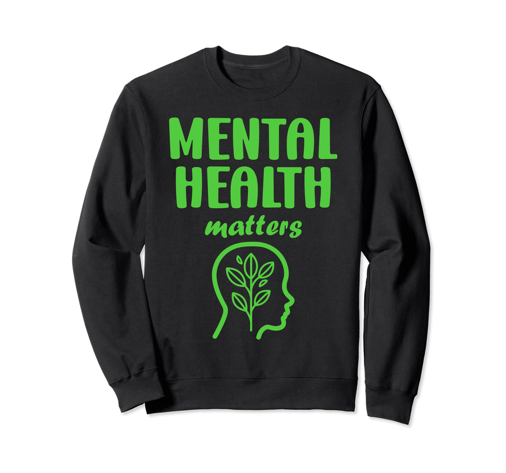 Simple Support Brain Illness Mental Sweatshirt - Aesthetic Graphic Unisex - T-Shirt, Sweatshirt, Hoodie