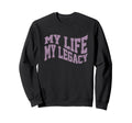 Bold Distorted Typography Grunge Sweatshirt - Streetwear Style Men Women - T-Shirt, Sweatshirt, Hoodie