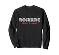 Roskilde Denmark 70S 80S Type Flag Sweatshirt - Graphic Print Unisex - T-Shirt, Sweatshirt, Hoodie