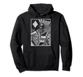 King Diamonds Distressed Playing Card Hoodie - Fun Novelty Design Unisex - T-Shirt, Sweatshirt, Hoodie