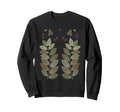 Botanical Leaves Floral Nature Sweatshirt - Unique Graphic for Adults - T-Shirt, Sweatshirt, Hoodie