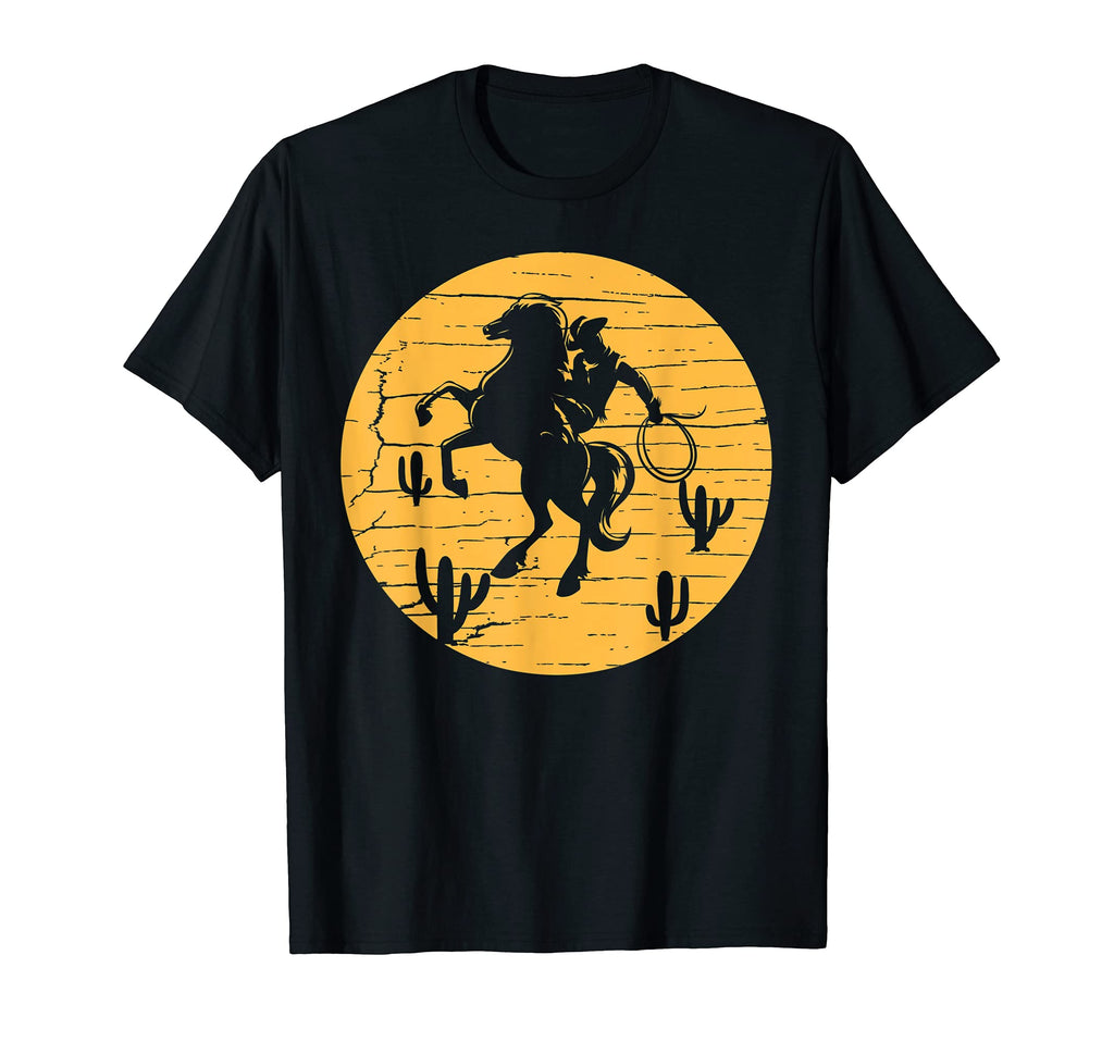 Cowboy Western Country Rodeo Riding T-Shirt - Aesthetic Graphic Men Women - T-Shirt, Sweatshirt, Hoodie