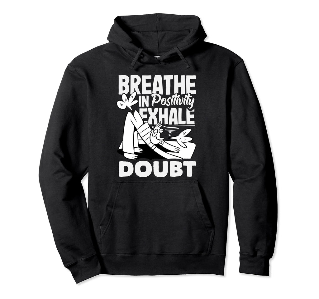 Morning Meditation Bliss Yoga Hoodie - Minimalist Print for Adults - T-Shirt, Sweatshirt, Hoodie