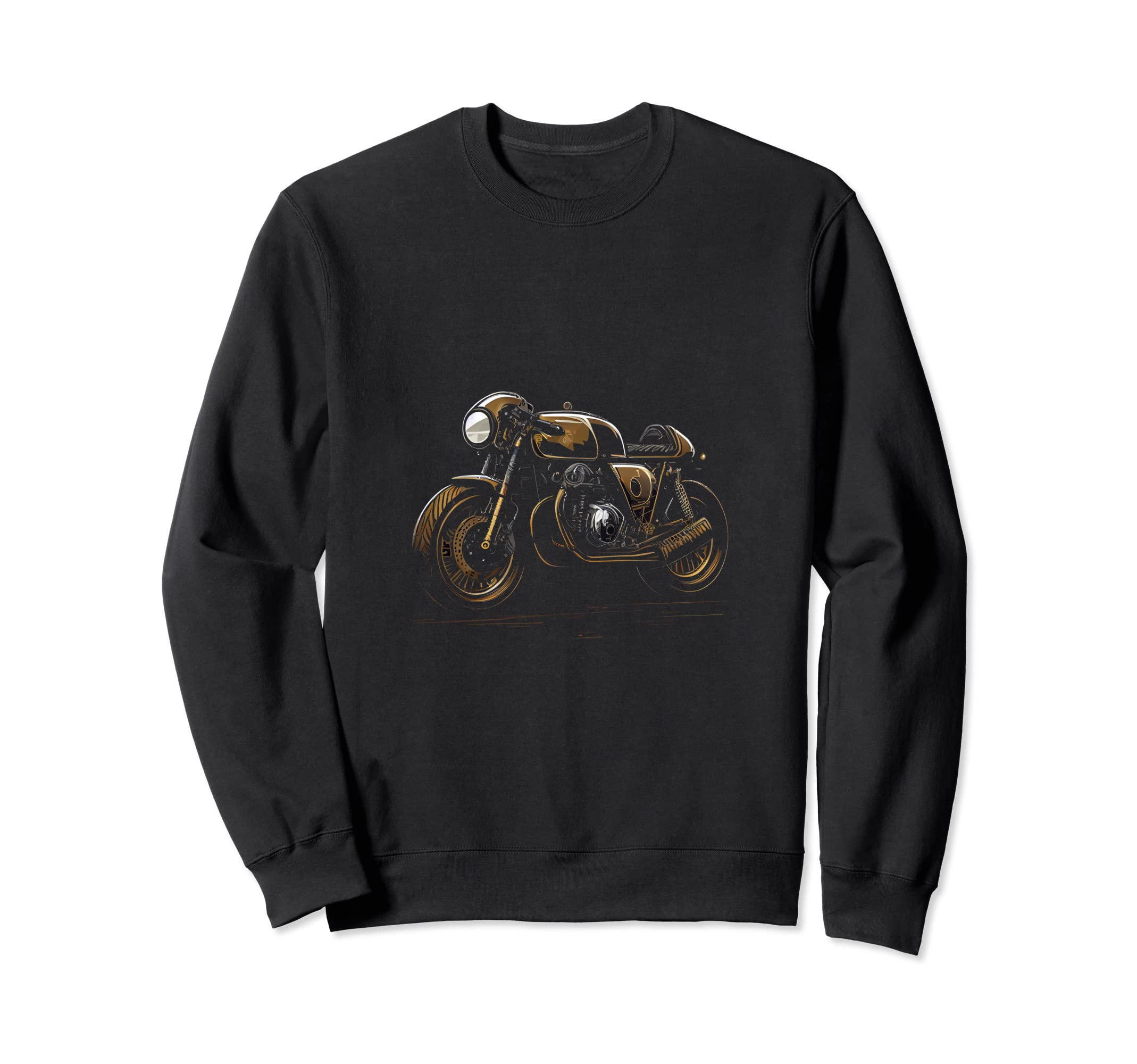 Stylish Cafe Racer Motorcycle Sweatshirt - Minimalist Print Men Women - T-Shirt, Sweatshirt, Hoodie