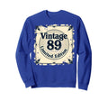 89 Birthday Gift Nostalgia Sweatshirt - Minimalist Print Men Women - T-Shirt, Sweatshirt, Hoodie