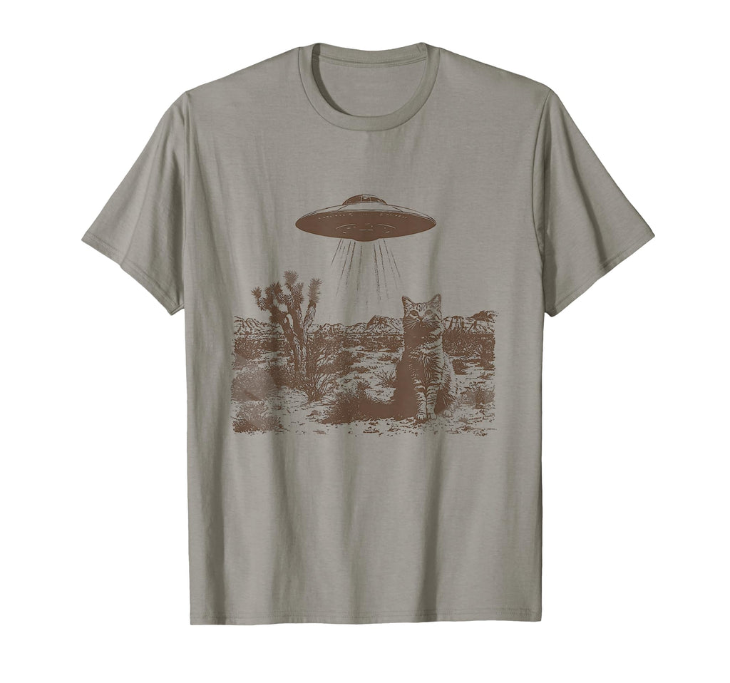 Ufo Cowboy Cat Wild West Kitten 90S T-Shirt - Streetwear Style Unisex - T-Shirt, Sweatshirt, Hoodie