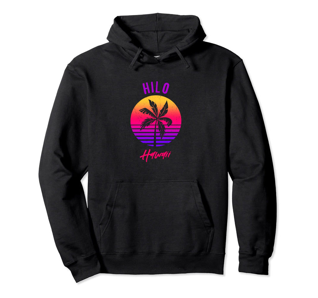 Hilo Hawaii Sunset Hilo Hi Hoodie - Trendy Graphic Unisex - T-Shirt, Sweatshirt, Hoodie