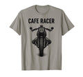 Cafe Racer Front View Biker T-Shirt - Fun Novelty Design Unisex - T-Shirt, Sweatshirt, Hoodie