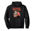 Anti Social Book Club Funny Reader Art Hoodie - Minimalist Print for Adults - T-Shirt, Sweatshirt, Hoodie