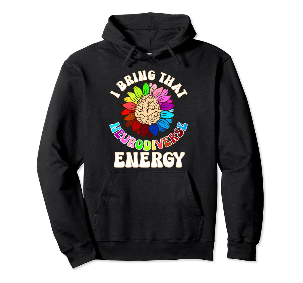 Womens Autism Neurodiverse Brain Adhd Asd Hoodie - Minimalist Print Unisex - T-Shirt, Sweatshirt, Hoodie