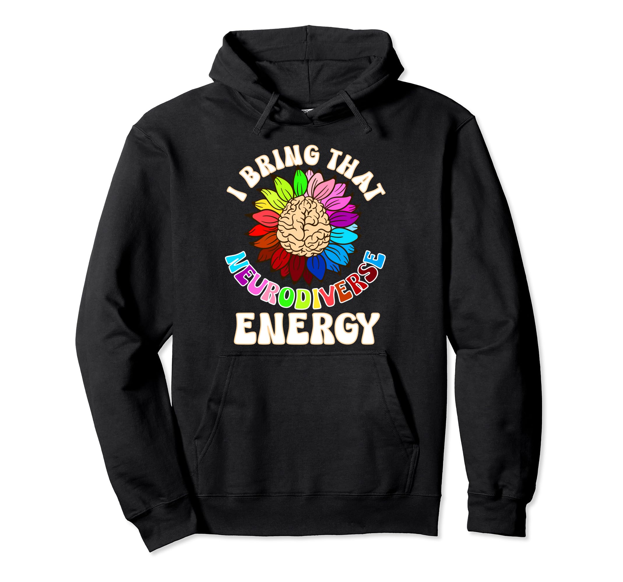 Womens Autism Neurodiverse Brain Adhd Asd Hoodie - Minimalist Print Unisex - T-Shirt, Sweatshirt, Hoodie