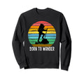Hiking Born To Wander Sunset Sweatshirt - Minimalist Print Unisex - T-Shirt, Sweatshirt, Hoodie