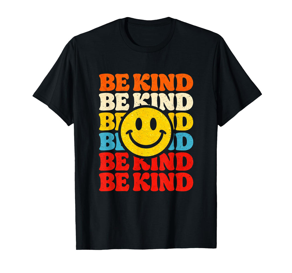 Be Kind Typography Uplifting Warm T-Shirt - Unique Graphic Men Women - T-Shirt, Sweatshirt, Hoodie