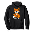 Just Be Lotus Pose Fox Yogi Yoga Hoodie - Casual Everyday Wear Unisex - T-Shirt, Sweatshirt, Hoodie