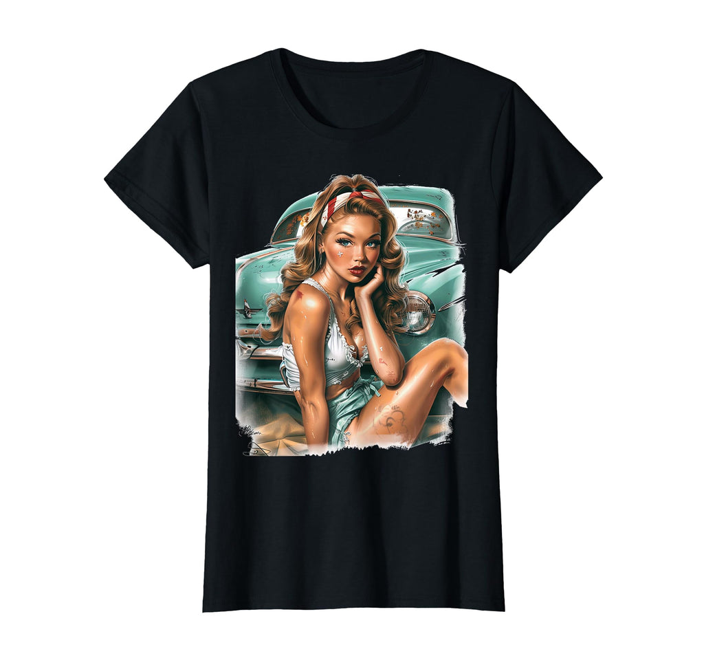 Pinup Pin Up T-Shirt - Graphic Print for Adults - T-Shirt, Sweatshirt, Hoodie
