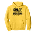 Distressed Grace Breakdown St Dymphna Hoodie - Custom Art Print Men Women - T-Shirt, Sweatshirt, Hoodie