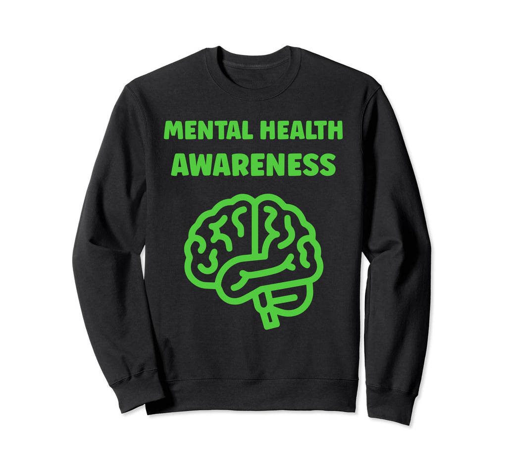 Simple Support Brain Illness Sweatshirt - Minimalist Print Men Women - T-Shirt, Sweatshirt, Hoodie