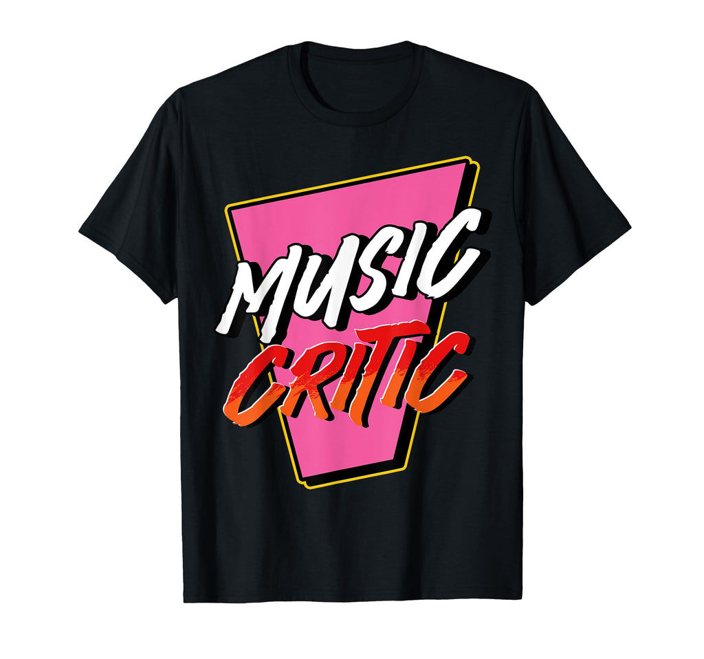 Music Critic Bold Colorful T-Shirt - Aesthetic Graphic Men Women - T-Shirt, Sweatshirt, Hoodie