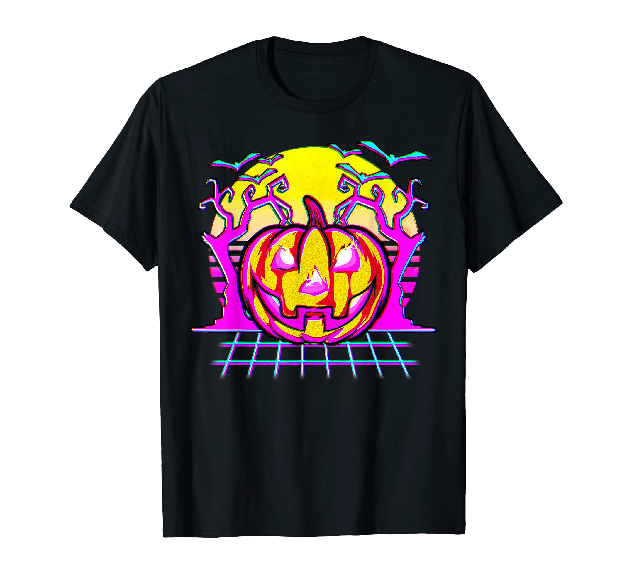 Halloween Aesthetic Vaporwave Synthwave T-Shirt - Trendy Graphic Men Women - T-Shirt, Sweatshirt, Hoodie