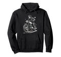 Rottweiler Motorcycle Funny Dog Hoodie - Novelty Apparel Unisex - T-Shirt, Sweatshirt, Hoodie