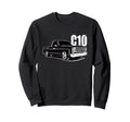 C 10 Square Body Lowered Truck Or Sweatshirt - Aesthetic Graphic Men Women - T-Shirt, Sweatshirt, Hoodie