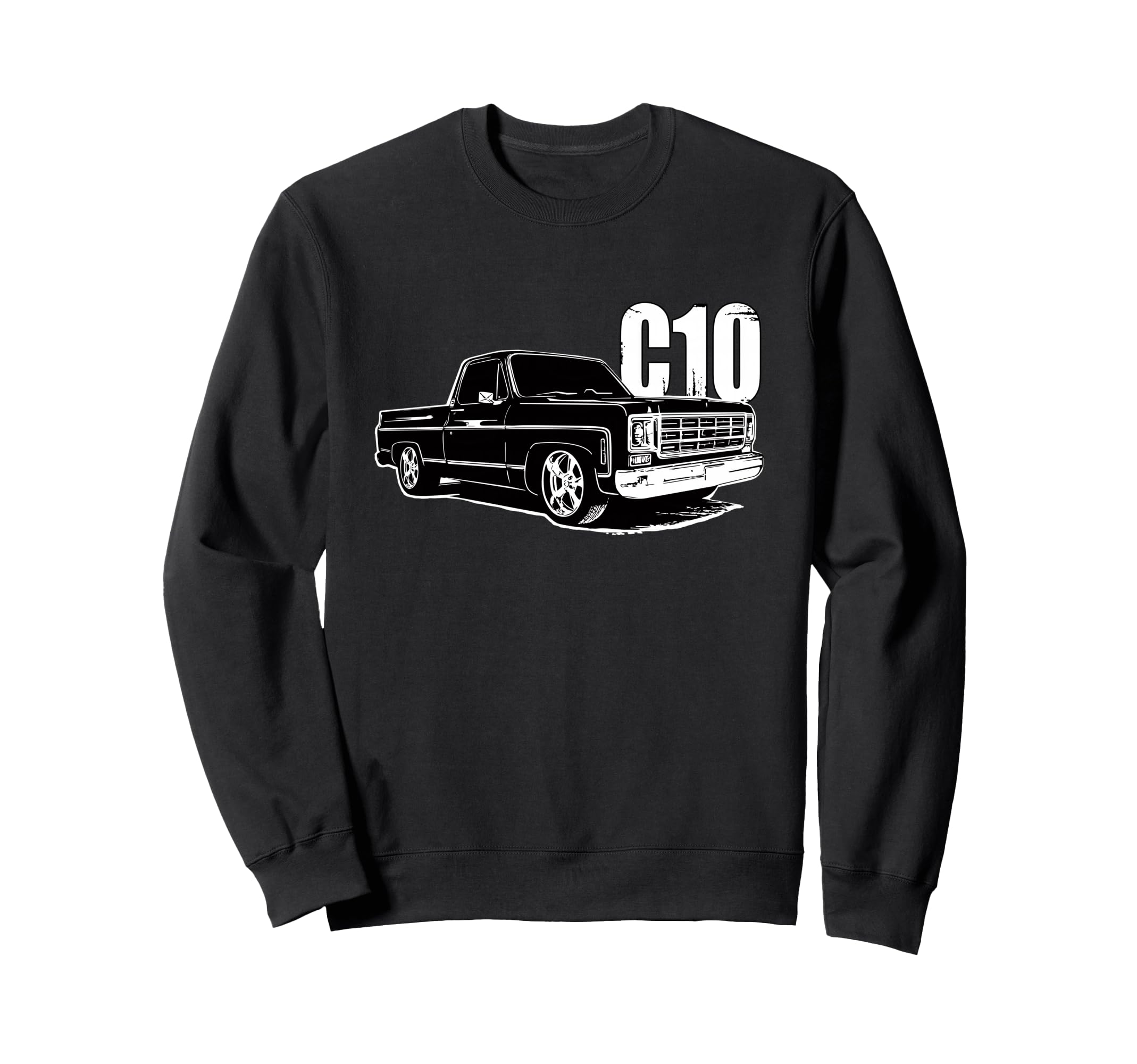 C 10 Square Body Lowered Truck Or Sweatshirt - Aesthetic Graphic Men Women - T-Shirt, Sweatshirt, Hoodie