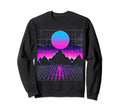 Synthwave Alien Worlds Cyberpunk Sweatshirt - Trendy Graphic for Adults - T-Shirt, Sweatshirt, Hoodie