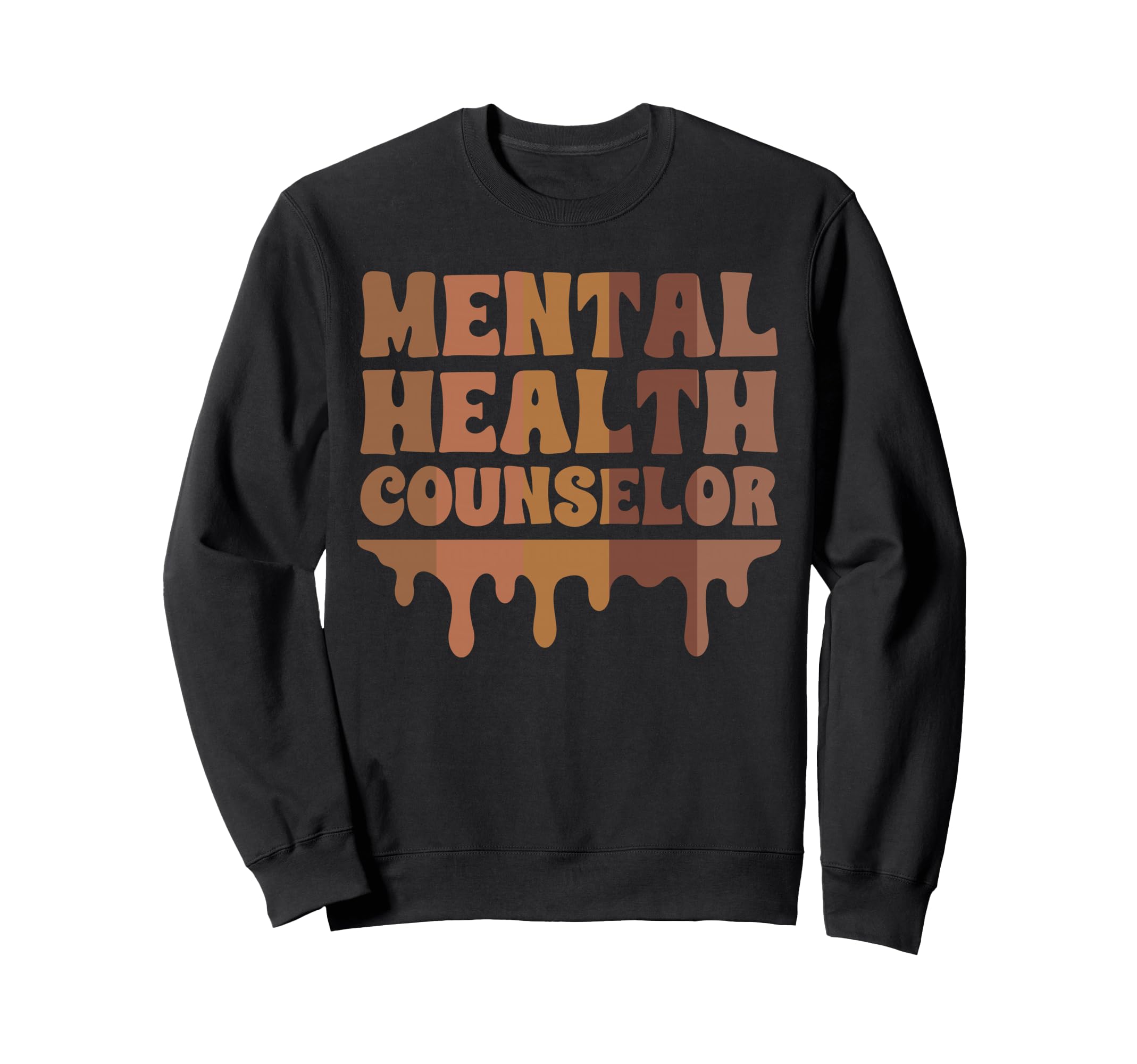 Black Mental Health Counselor Sweatshirt - Minimalist Print for Adults - T-Shirt, Sweatshirt, Hoodie